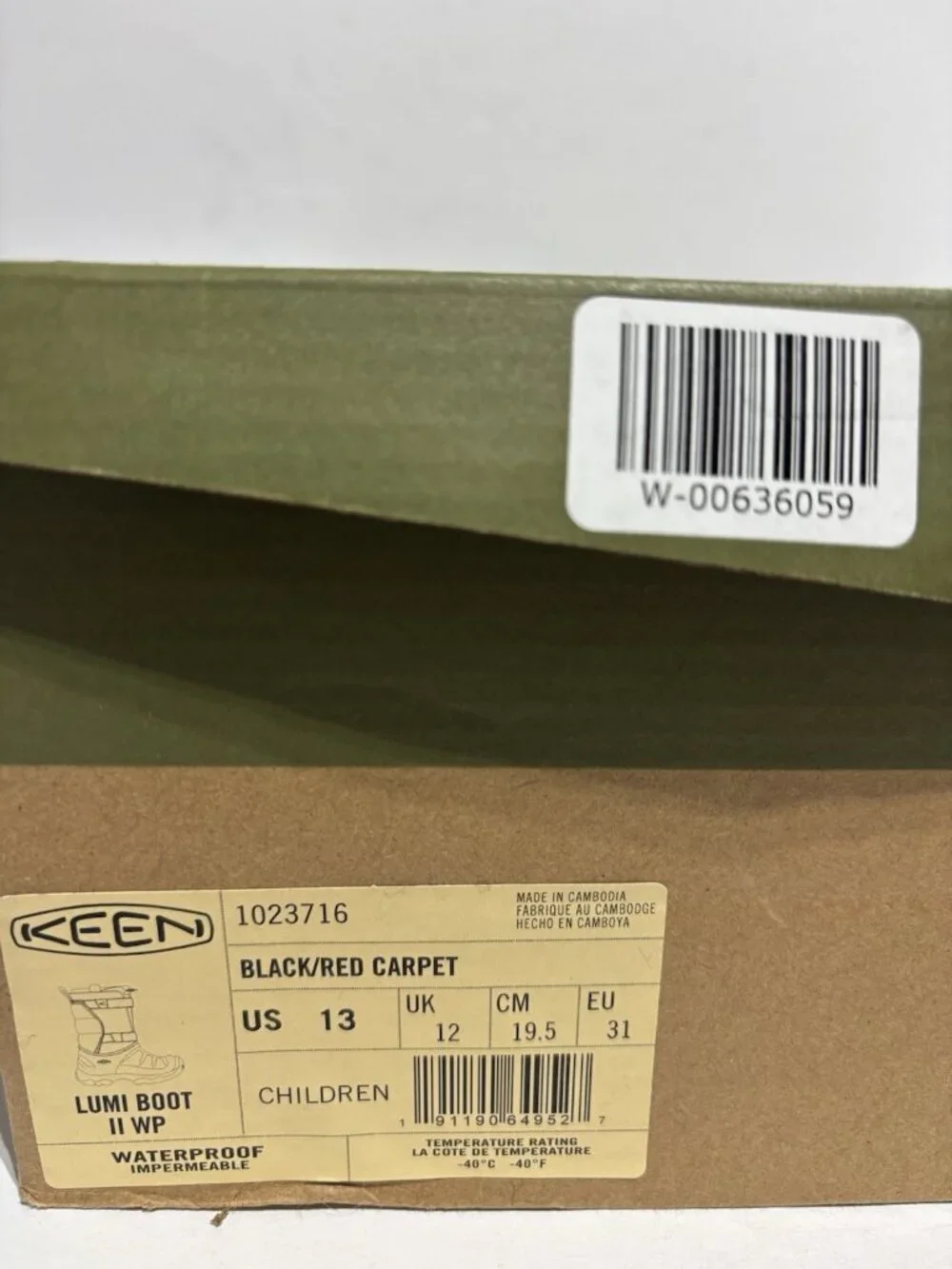Keen Little Kids’ Lumi II Waterproof Winter Boots Black, Girls’ Size 13 M